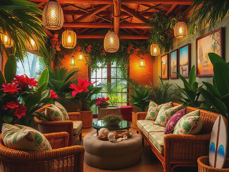 Explore Tropical-themed Lounges: Vibes & Decor Ideas